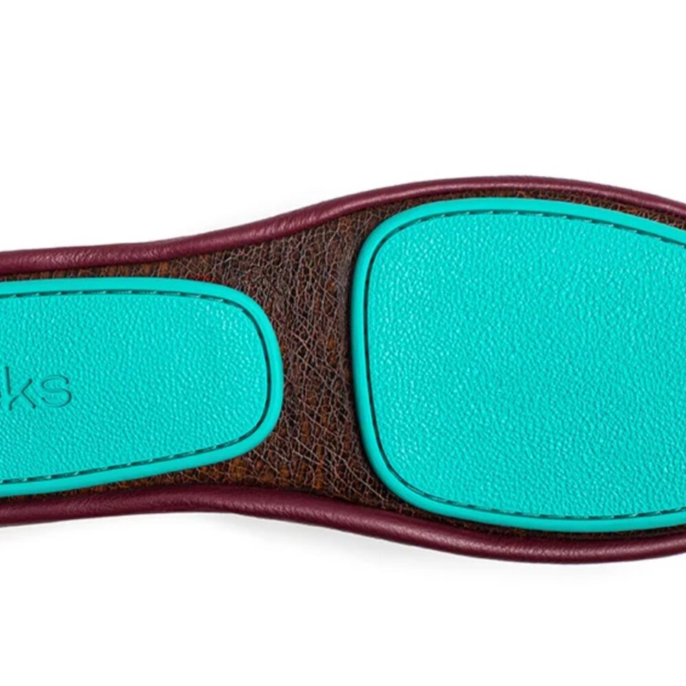Tieks Italian Leather Ballet Flats Wine Burgundy Size 7 - Picture 3 of 8